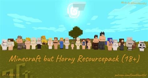 Minecraft but Horny Resourcepack (18+ Pack) v1.3 mobs 50